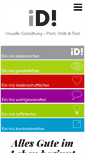 Mobile Screenshot of id-kommunikation.ch
