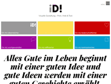 Tablet Screenshot of id-kommunikation.ch
